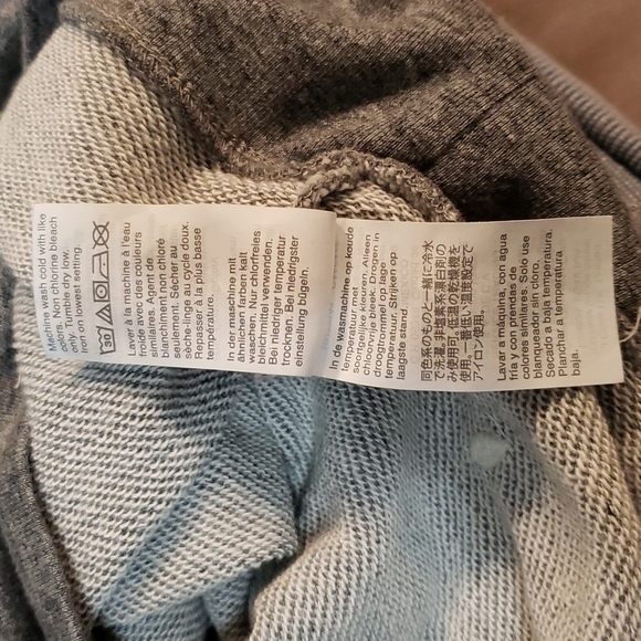 Madewell WOMEN'S GRAY PETAL HEARTS EMBROIDERED LONG SLEEVE SWEATSHIRT, S… - Picture 14 of 16